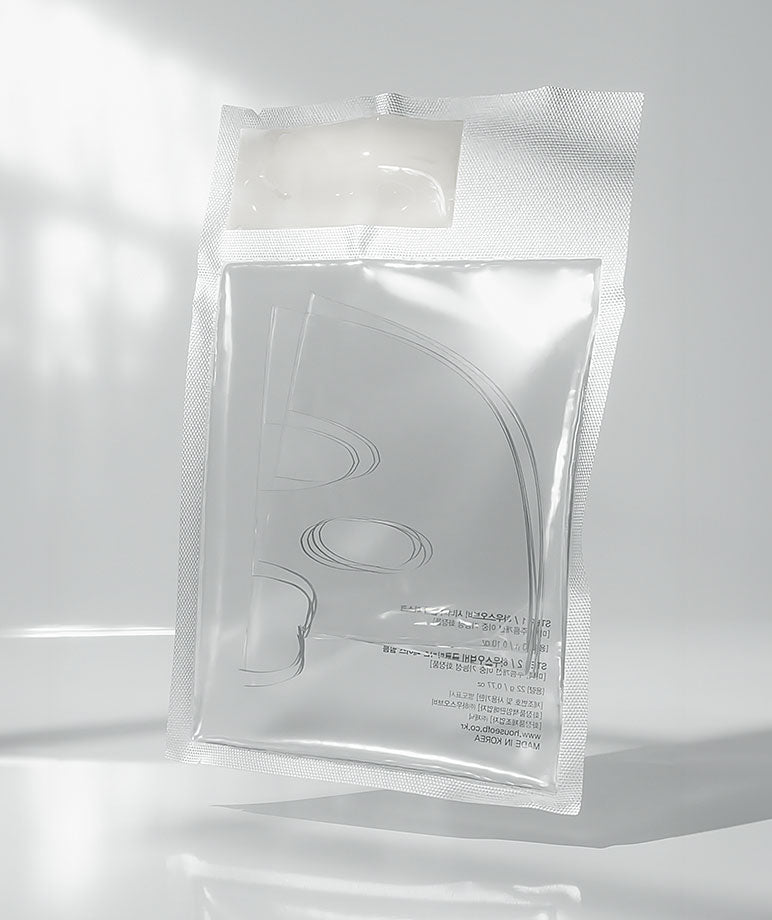 Masque visage House of B avec ampoule et film hydratant, soin intensif coréen pour hydratation et éclat