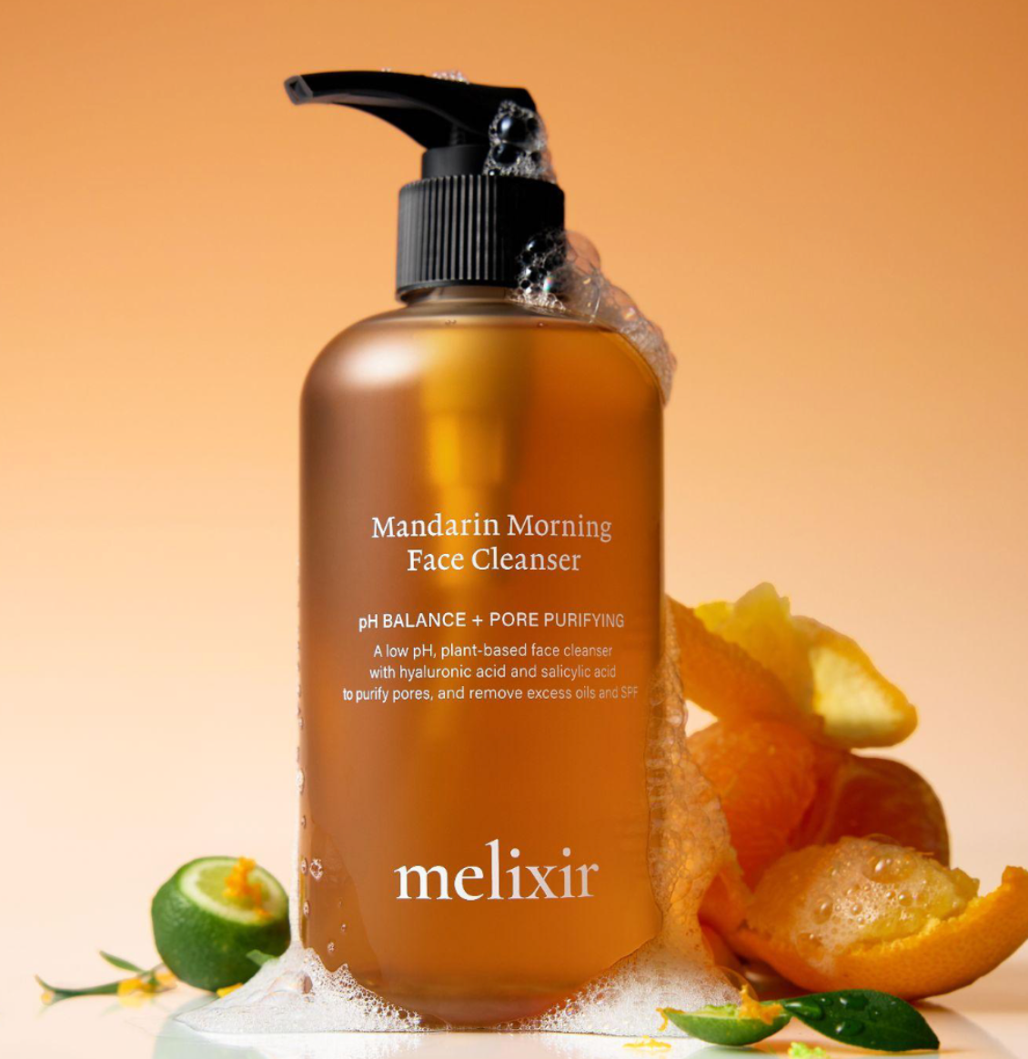 face wash with mandarin and hyaluronic acid