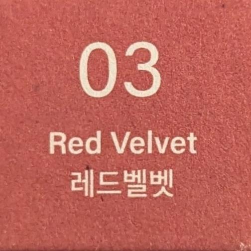 Red velvet is a light red almost nude color of lip balm melixir