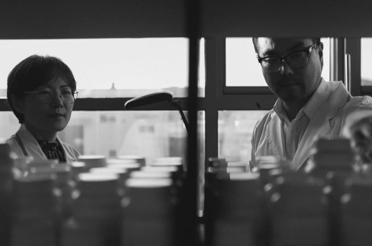 Portrait des Fondateurs de Schwanen Garten au laboratoire 
